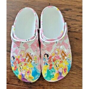 Disney Princesses Adult Clogs Crocs Style Shoes Size 44 M11 W13 New